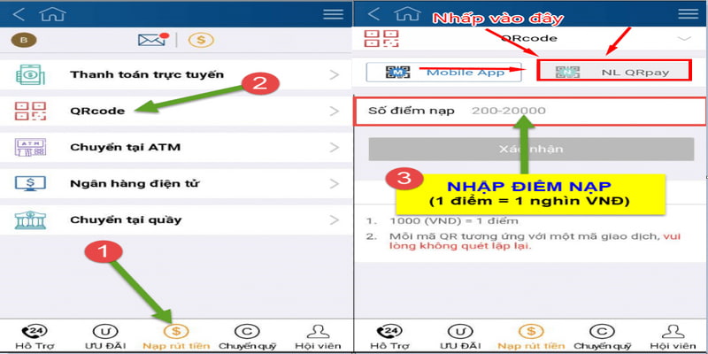 Nạp tiền kubet qua điện thoại