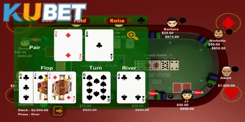 Poker tại nhà cái mang đến những màn đấu trí đỉnh cao