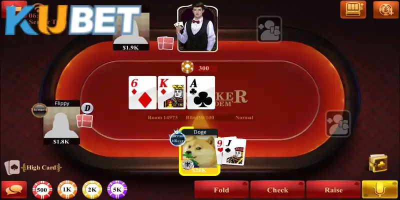 Poker Texas Hold'em tại Kubet thu hút đông đảo tay chơi 